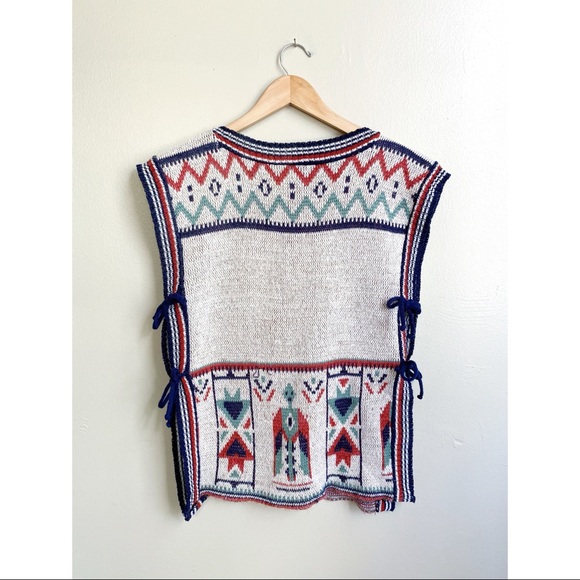 Vintage side tie sweater - Picture 9 of 10